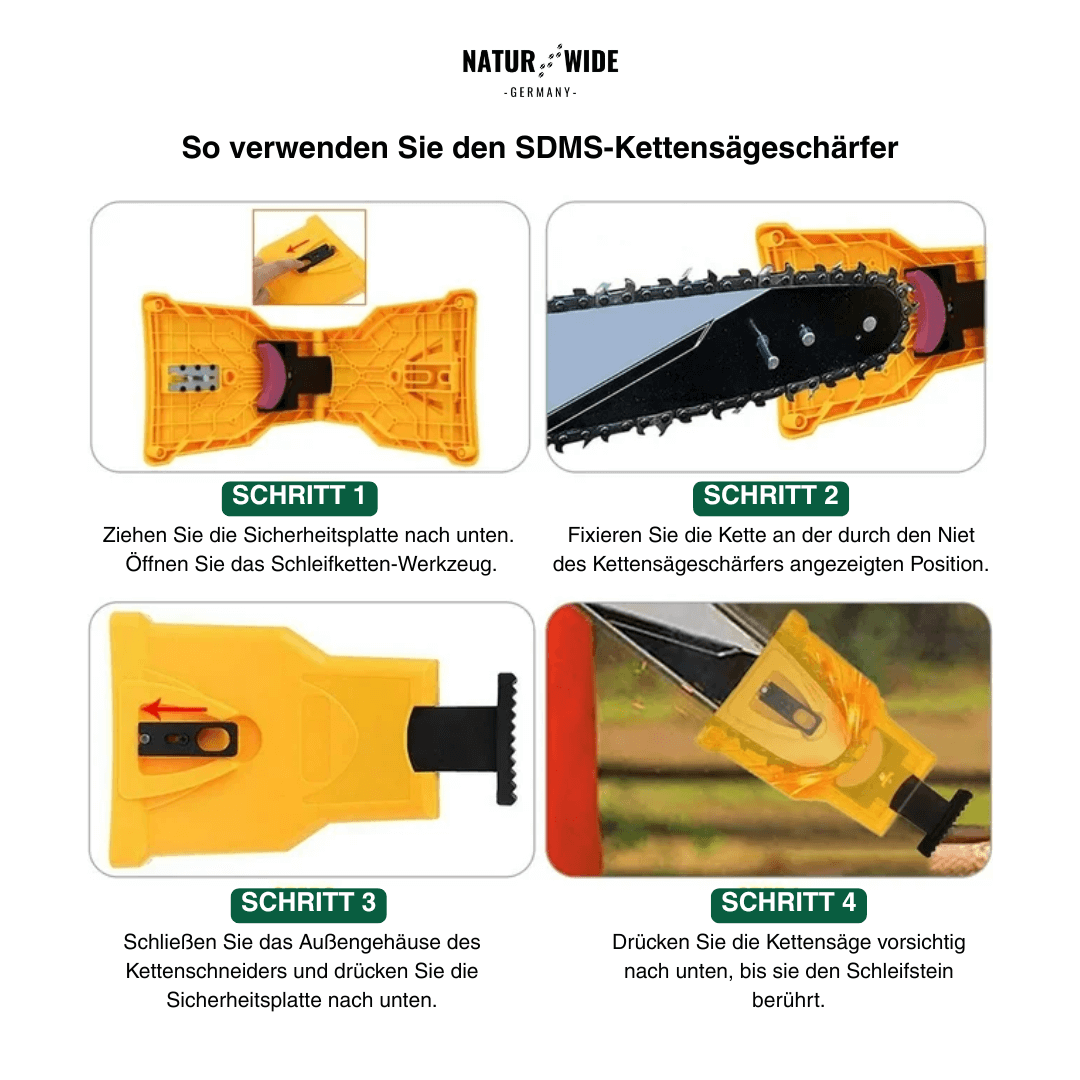 Kettensägen-Schärfgerät fürs Schwert, 35–50 cm – Ansicht 8