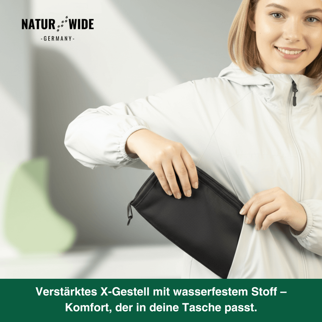 Faltbarer Campingstuhl, 0,9 kg, bis 120 kg – Ansicht 7