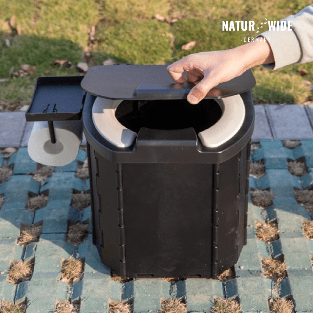 Faltbare Campingtoilette bis 200 kg, 1,85 kg – Ansicht 12