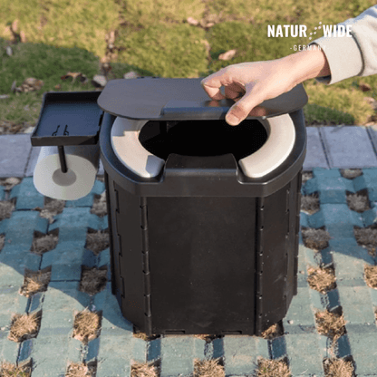 Faltbare Campingtoilette bis 200 kg, 1,85 kg – Ansicht 12