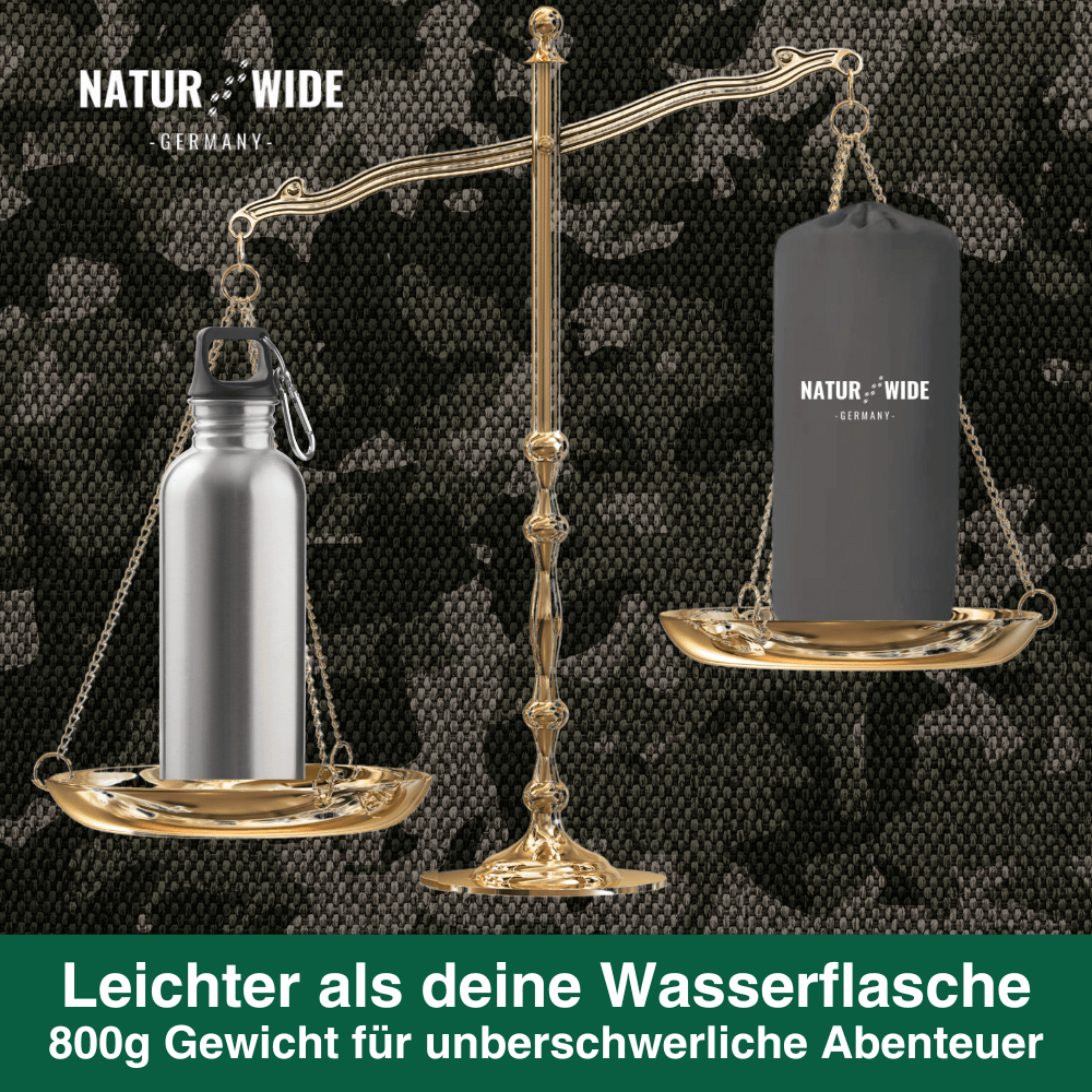 Ultraleichte Isomatte mit Fußpumpe, 8 cm dick – Ansicht 28