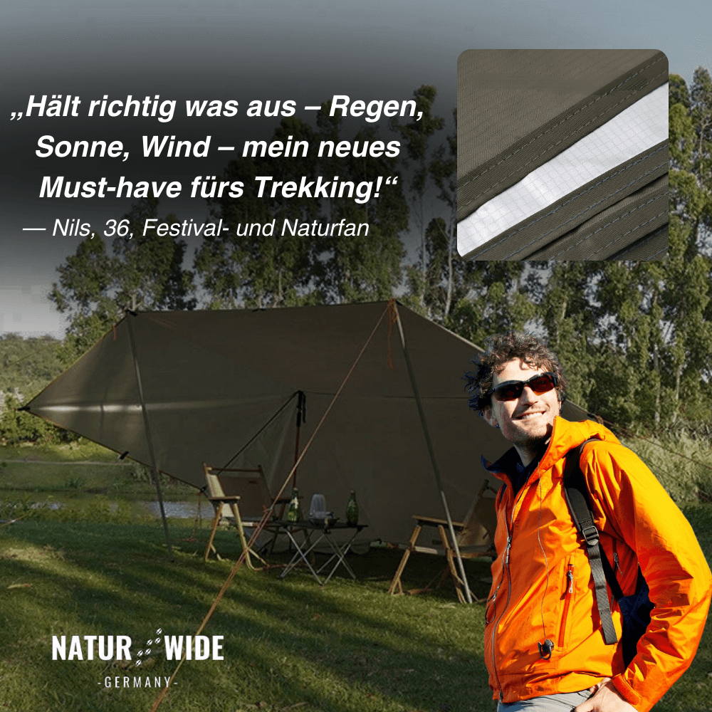 Tarp 3 × 3 oder 4 × 4 m, 3000 mm, UV50+ – Ansicht 4