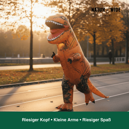 Aufblasbares T-Rex-Kostüm, Kind & Erwachsene – Ansicht 2
