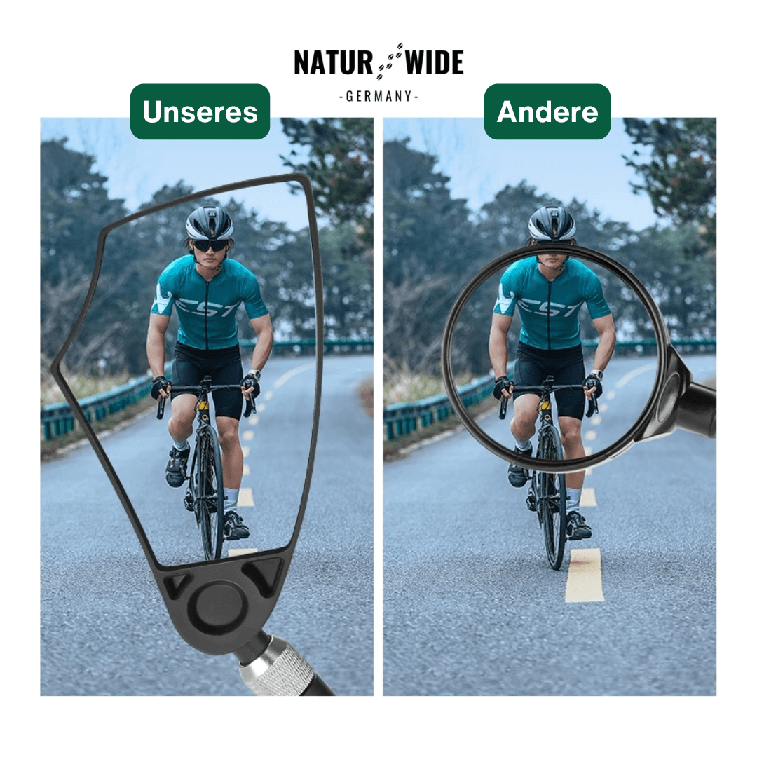 Fahrrad-Rückspiegel, 360° drehbar, entspiegelt – Ansicht 6
