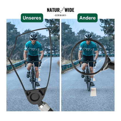 Fahrrad-Rückspiegel, 360° drehbar, entspiegelt – Ansicht 6