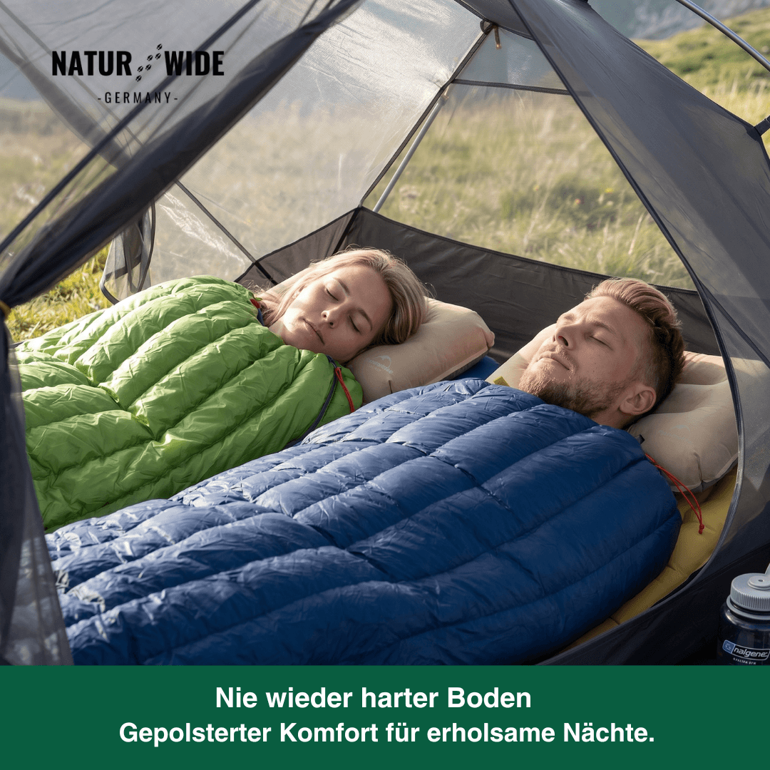 Daunenschlafsack 90 % Gänsedaunen, 725 g – Ansicht 7