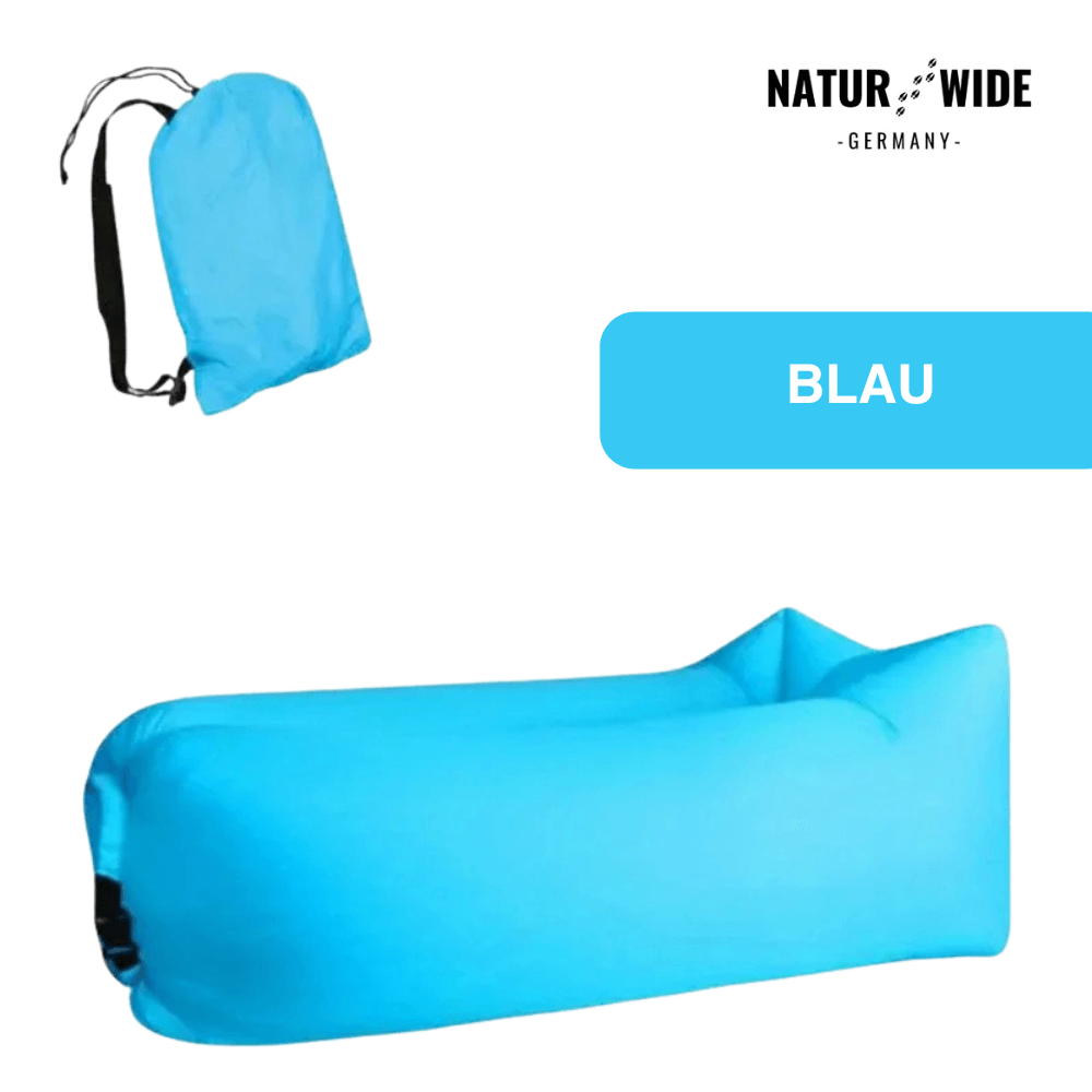 Aufblasbares Luftsofa ohne Pumpe, 200 × 70 cm – Ansicht 9