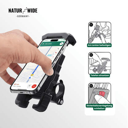 Handyhalter für Fahrrad & Motorrad aus Metall – Ansicht 8