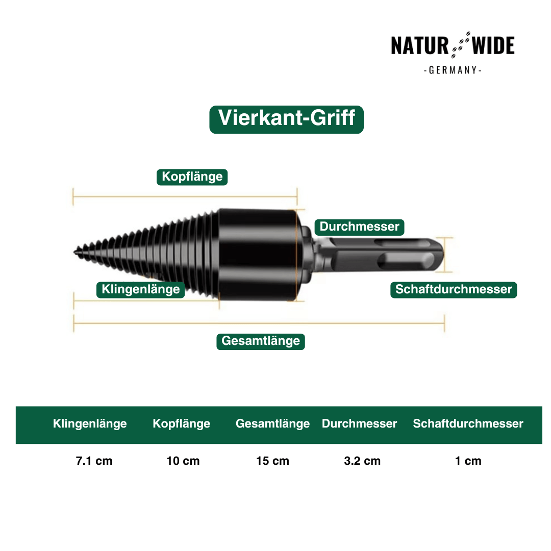 Kegelspalter 32 mm für die Bohrmaschine – Ansicht 4