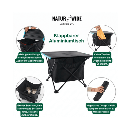 Ultraleichter Alu-Klapptisch, ca. 1 kg, 2 Größen – Ansicht 5