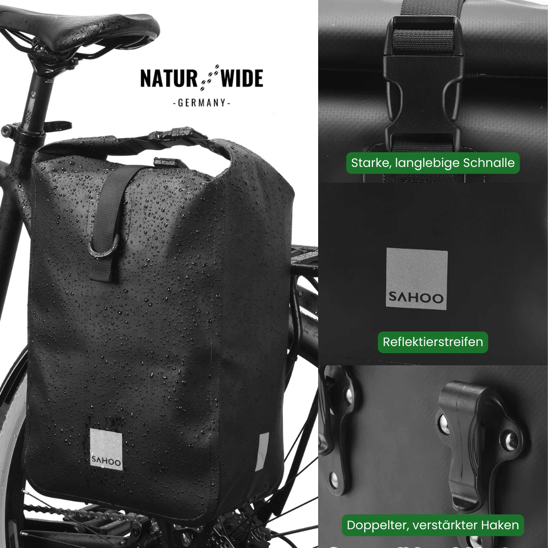 Fahrrad-Packtasche 10 L mit Rollverschluss – Ansicht 5