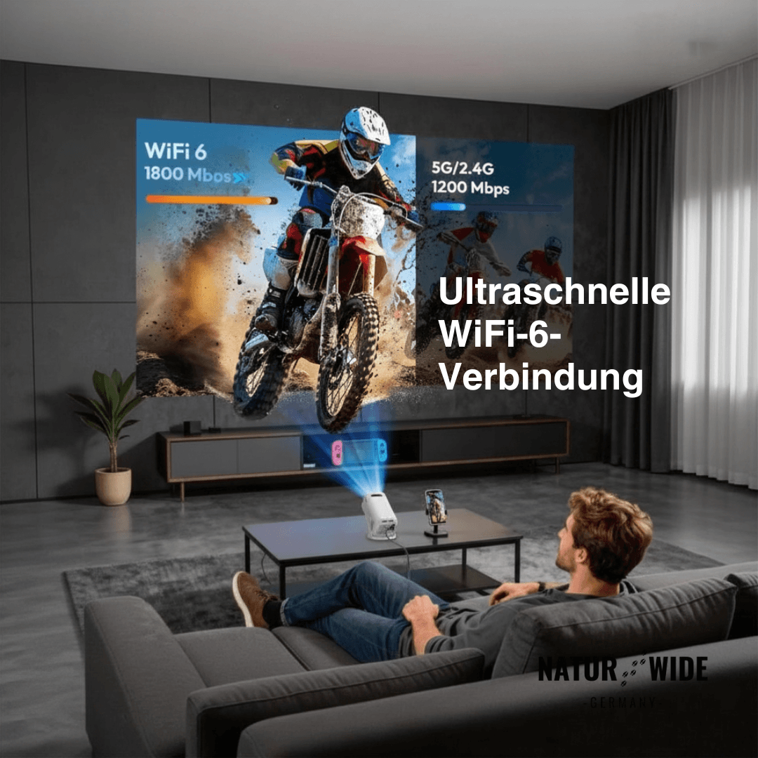 Mini-Beamer mit WLAN, Bluetooth & Android – Ansicht 12