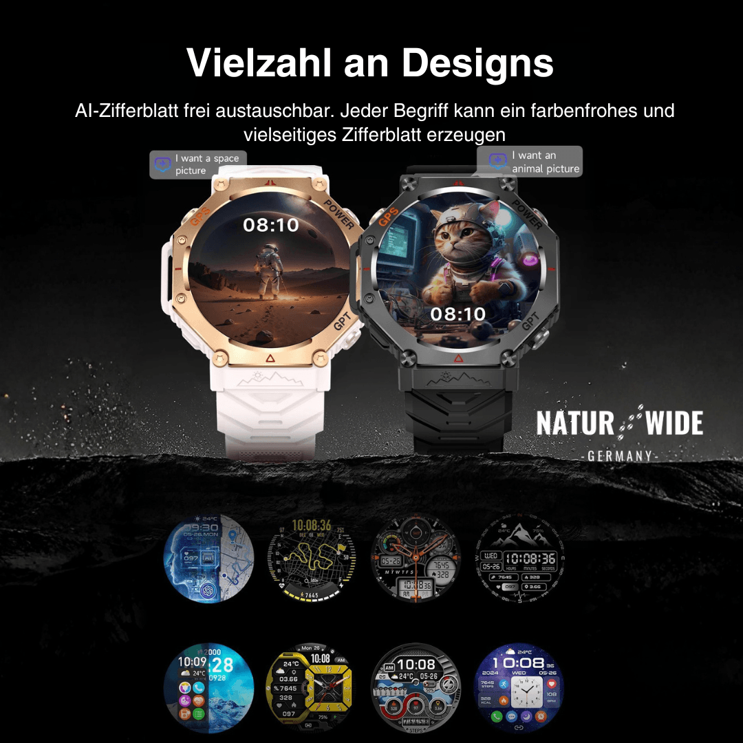 Outdoor-Smartwatch mit GPS, AMOLED & 10 ATM – Ansicht 7