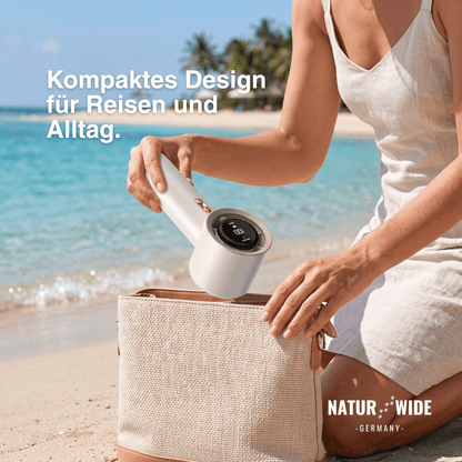 Hand-Ventilator mit 199 Stufen und USB-C – Ansicht 8