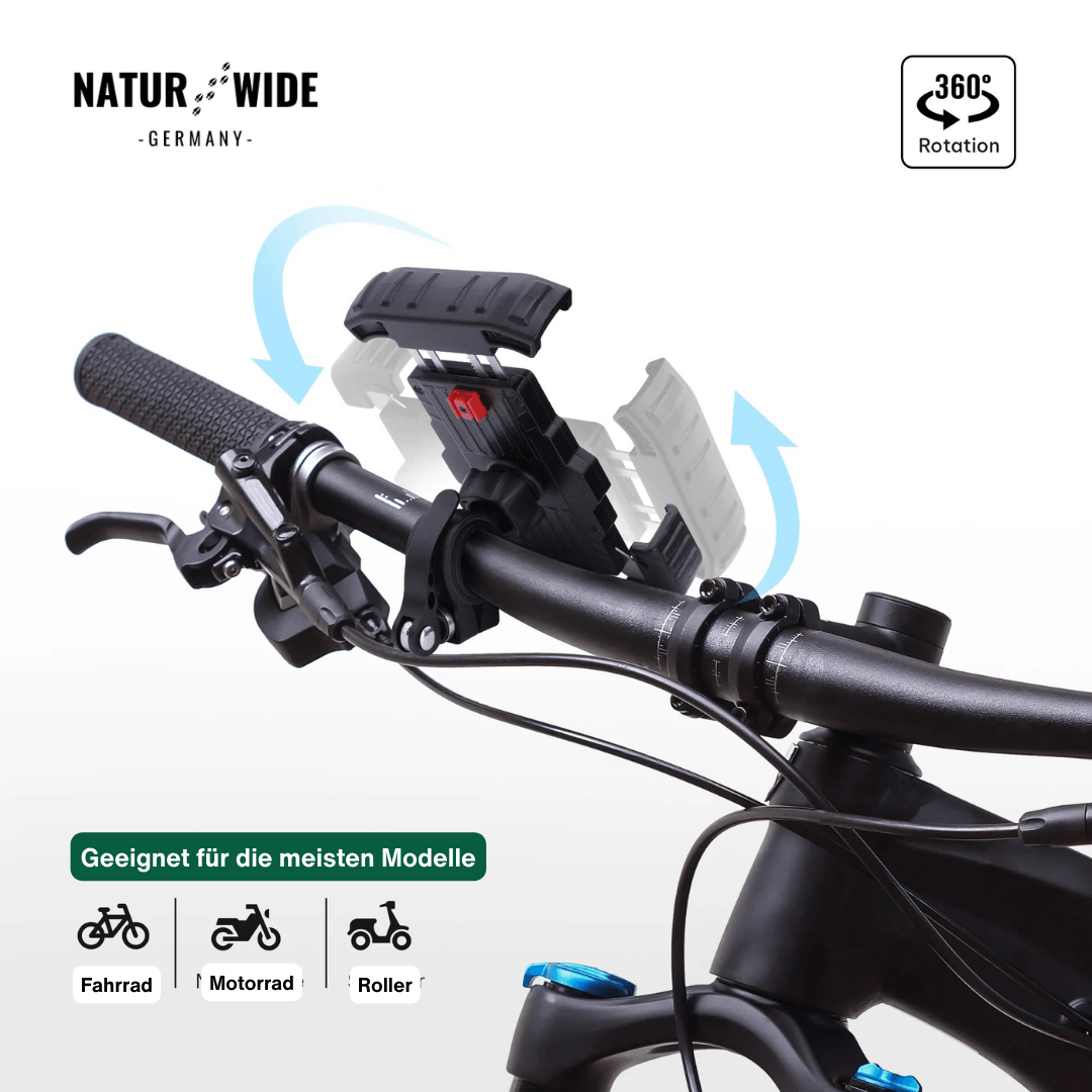 Handyhalter für Fahrrad & Motorrad aus Metall – Ansicht 10