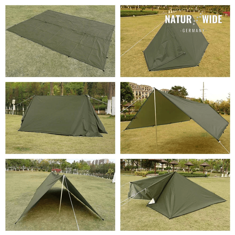 Tarp 3 × 3 oder 4 × 4 m, 3000 mm, UV50+ – Ansicht 2