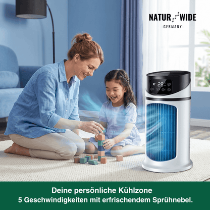 Mini-Luftkühler mit USB, Ventilator & Befeuchter – Ansicht 4