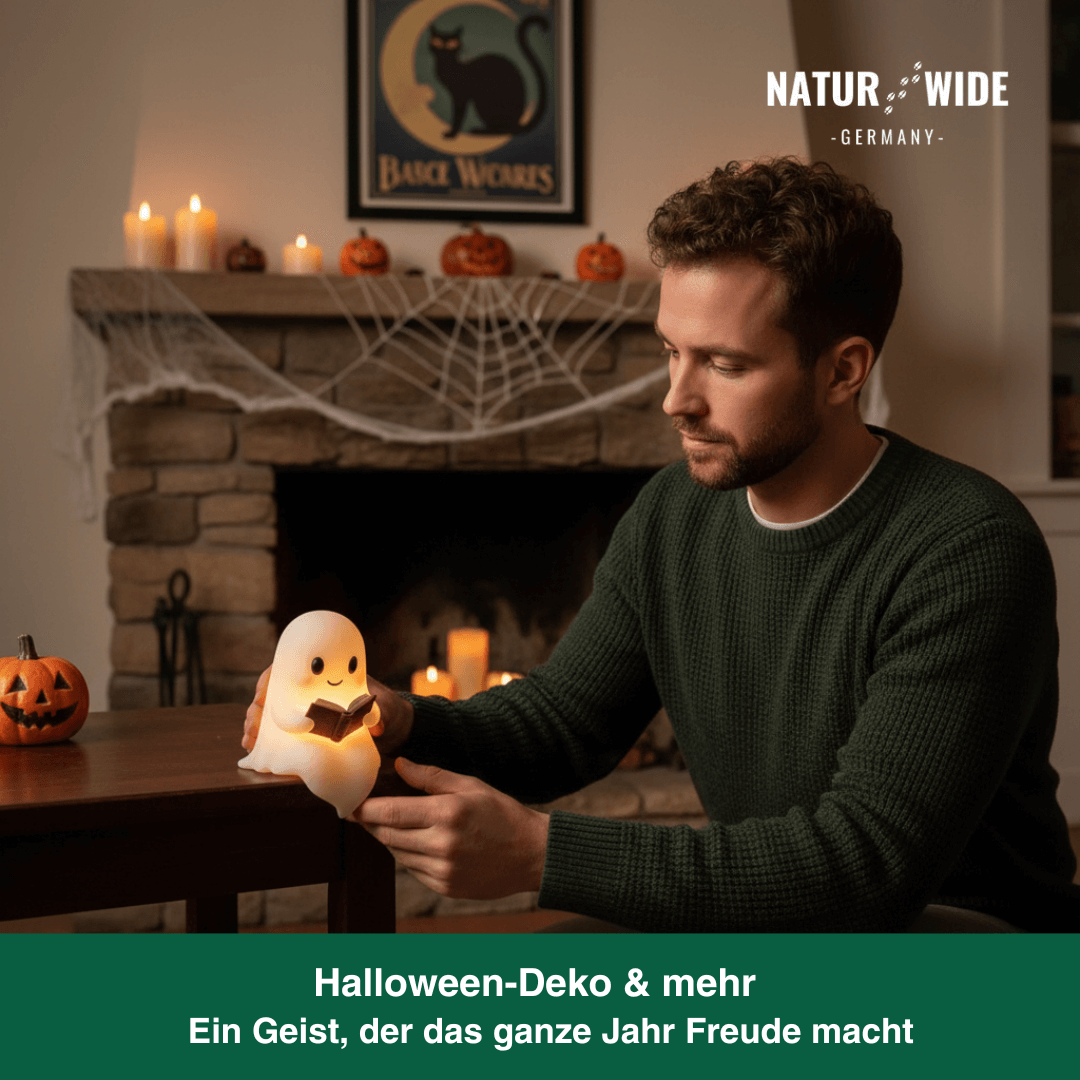 Geist-Leselampe: 3D-LED-Nachtlicht & Deko – Ansicht 6