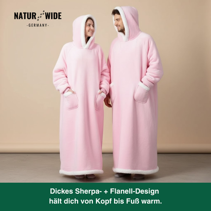 Oversize Deckenhoodie aus Flanell mit Kapuze – Ansicht 7