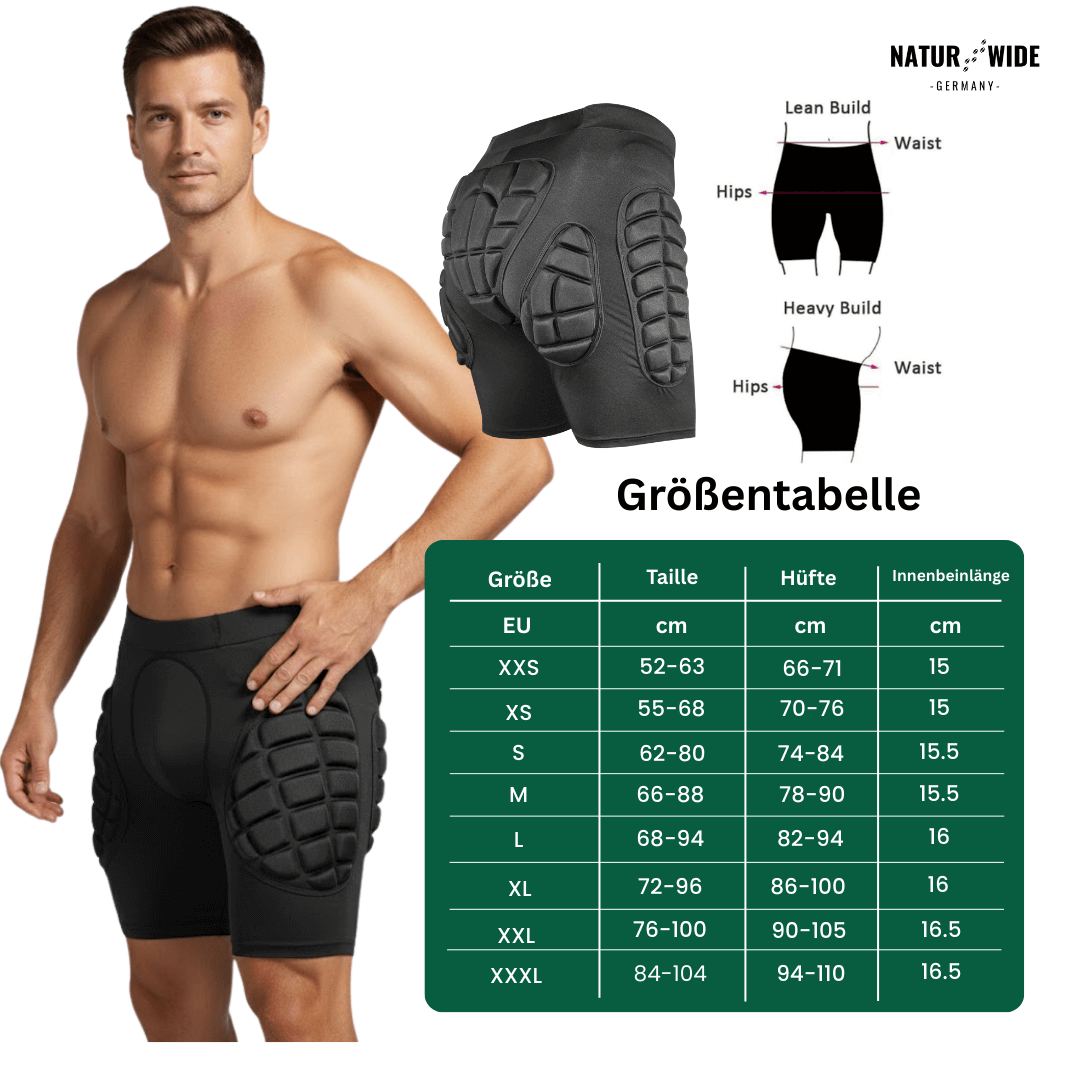Gepolsterte Shorts für Ski, Snowboard & Skate – Ansicht 2