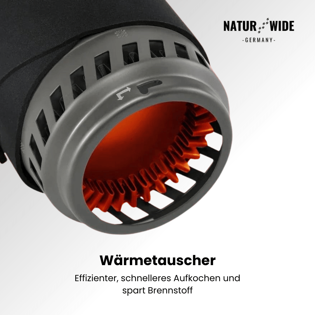 Kochsystem 1,4 L mit Gaskocher & Piezozündung – Ansicht 7