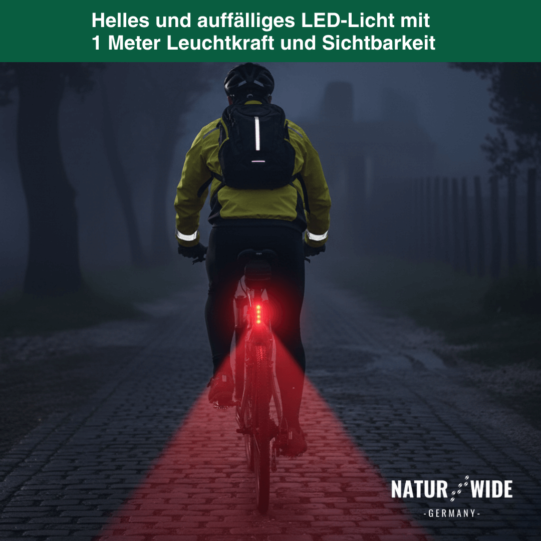 Fahrradlicht-Set mit 1200-Lumen-Frontlicht – Ansicht 8