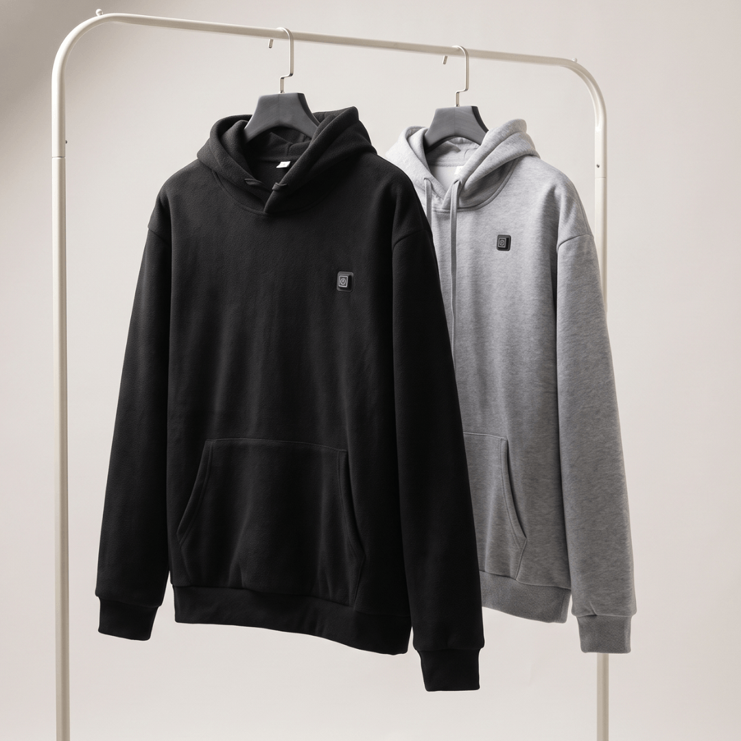 USB beheizter Hoodie mit Reißverschluss, unisex – Ansicht 9