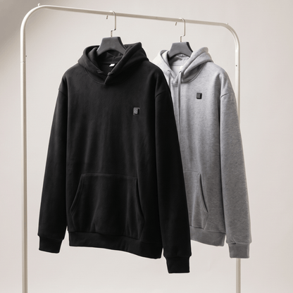 USB beheizter Hoodie mit Reißverschluss, unisex – Ansicht 9