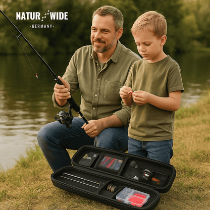 Angelset mit Carbonrute & Baitcaster, 2,4 m – Ansicht 4