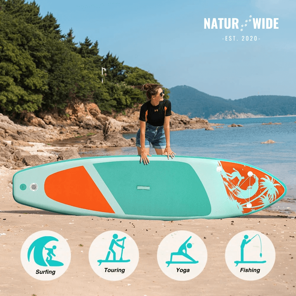 Aufblasbares SUP-Board 350 cm, Komplettset – Ansicht 2