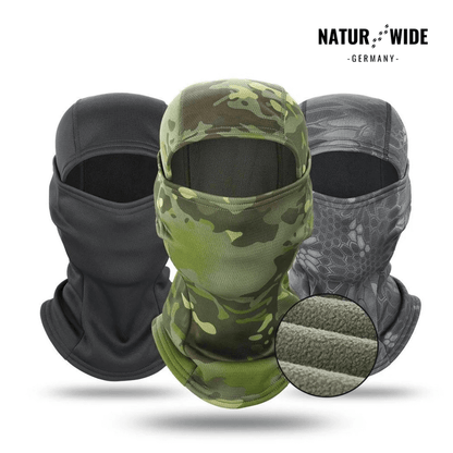 Fleece-Sturmhaube winddicht, auch unter Helm – Ansicht 2
