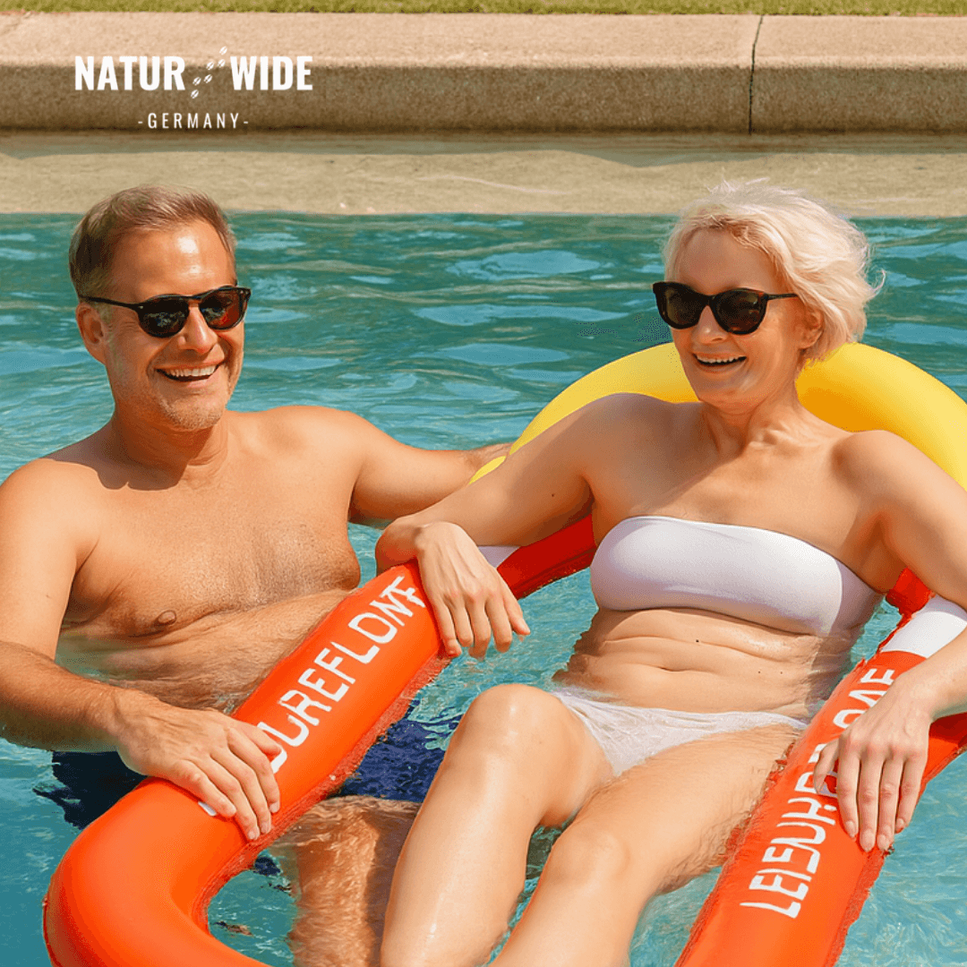 Aufblasbare Wasserhängematte für Pool & See – Ansicht 7