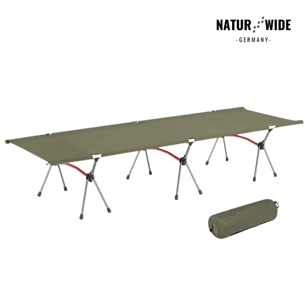 Faltbares Feldbett bis 120 kg, nur 2,2 kg – Ansicht 3