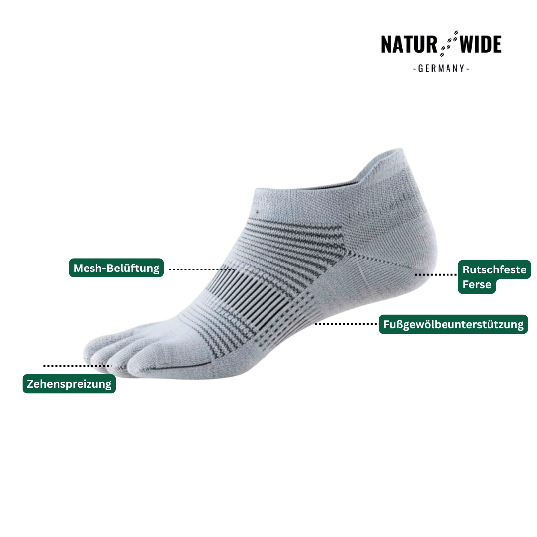 Zehensocken für Sport, schnelltrocknend – Ansicht 7