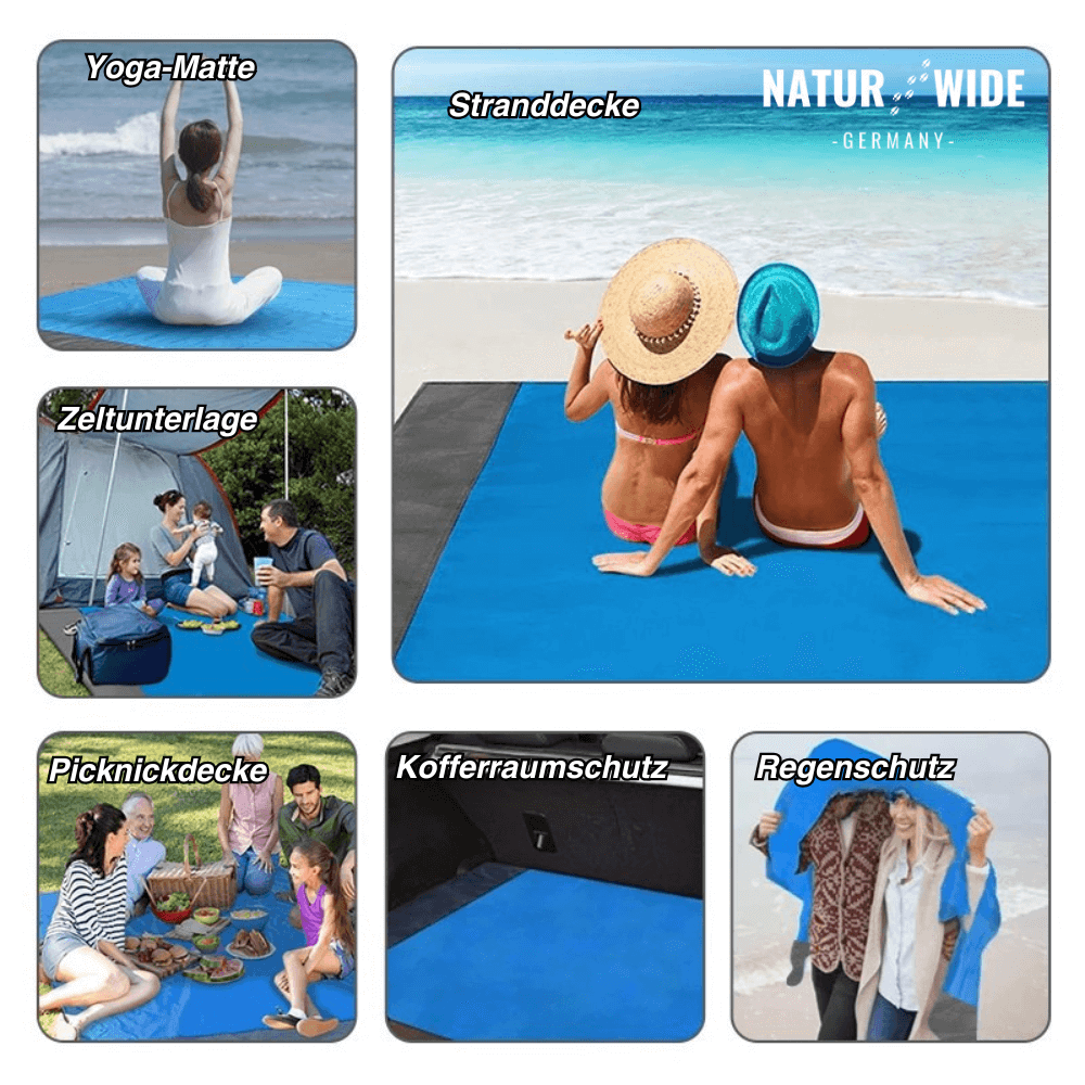 Wasserdichte Picknickdecke & Stranddecke – Ansicht 3