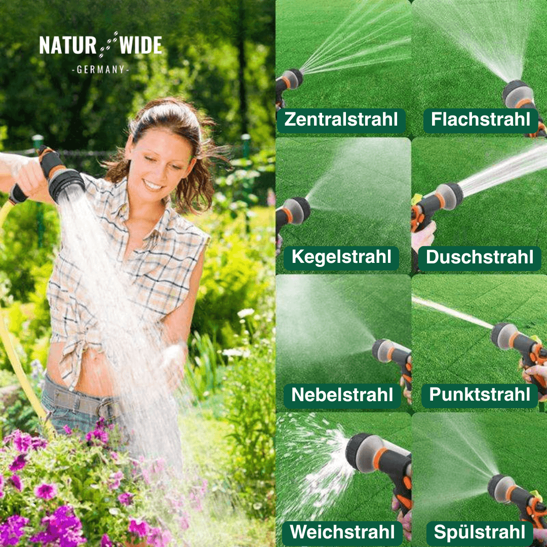 Garten-Handbrause mit 8 Sprühbildern – Ansicht 7