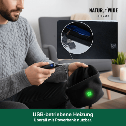 Beheizter Nackenwärmer mit USB, 3 Stufen – Ansicht 4