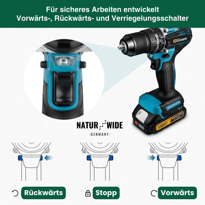 Akku-Schlagbohrschrauber 18 V, bürstenlos – Ansicht 10