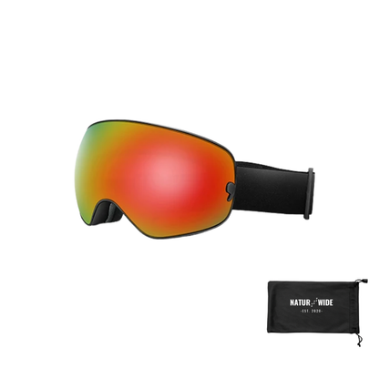 Skixpert Pro Skibrille, UV400 & Anti-Fog – Orange