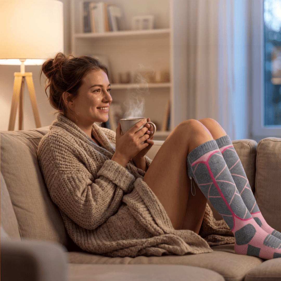 Beheizte Socken aus Baumwolle, 3 Heizstufen – Ansicht 9