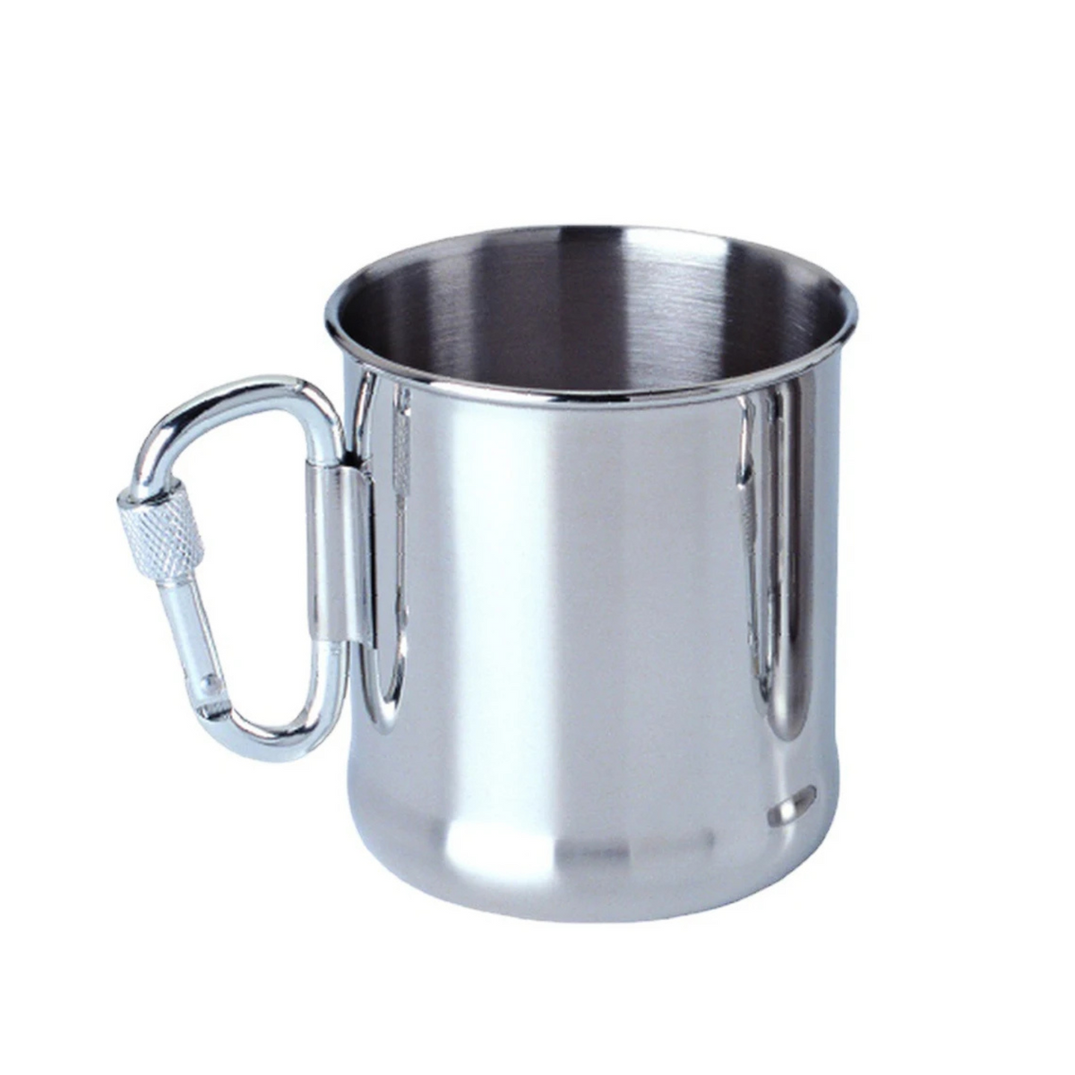 Edelstahlbecher 500 ml mit Karabinergriff