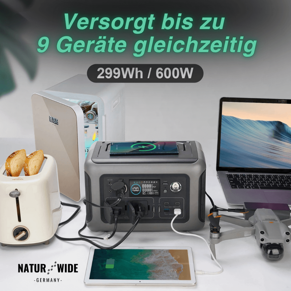 Powerstation Blackout Cube, 299 Wh, 600 W – Ansicht 6