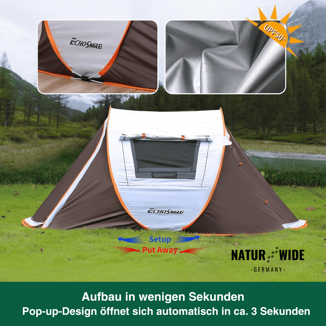 Pop-up-Wurfzelt für 3–4 oder 5–8 Personen – Ansicht 5