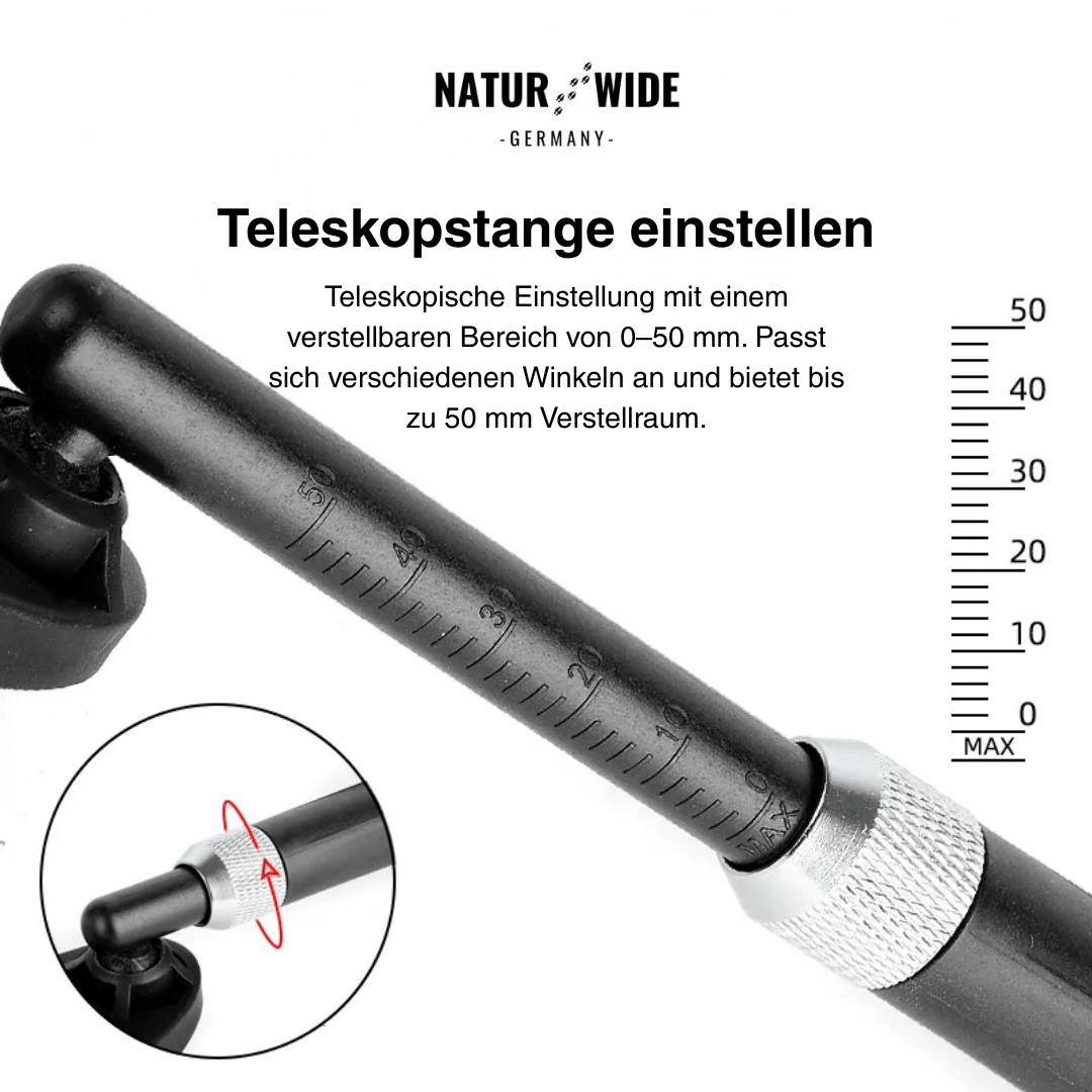 Fahrrad-Rückspiegel, 360° drehbar, entspiegelt – Ansicht 4