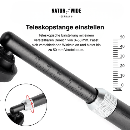 Fahrrad-Rückspiegel, 360° drehbar, entspiegelt – Ansicht 4