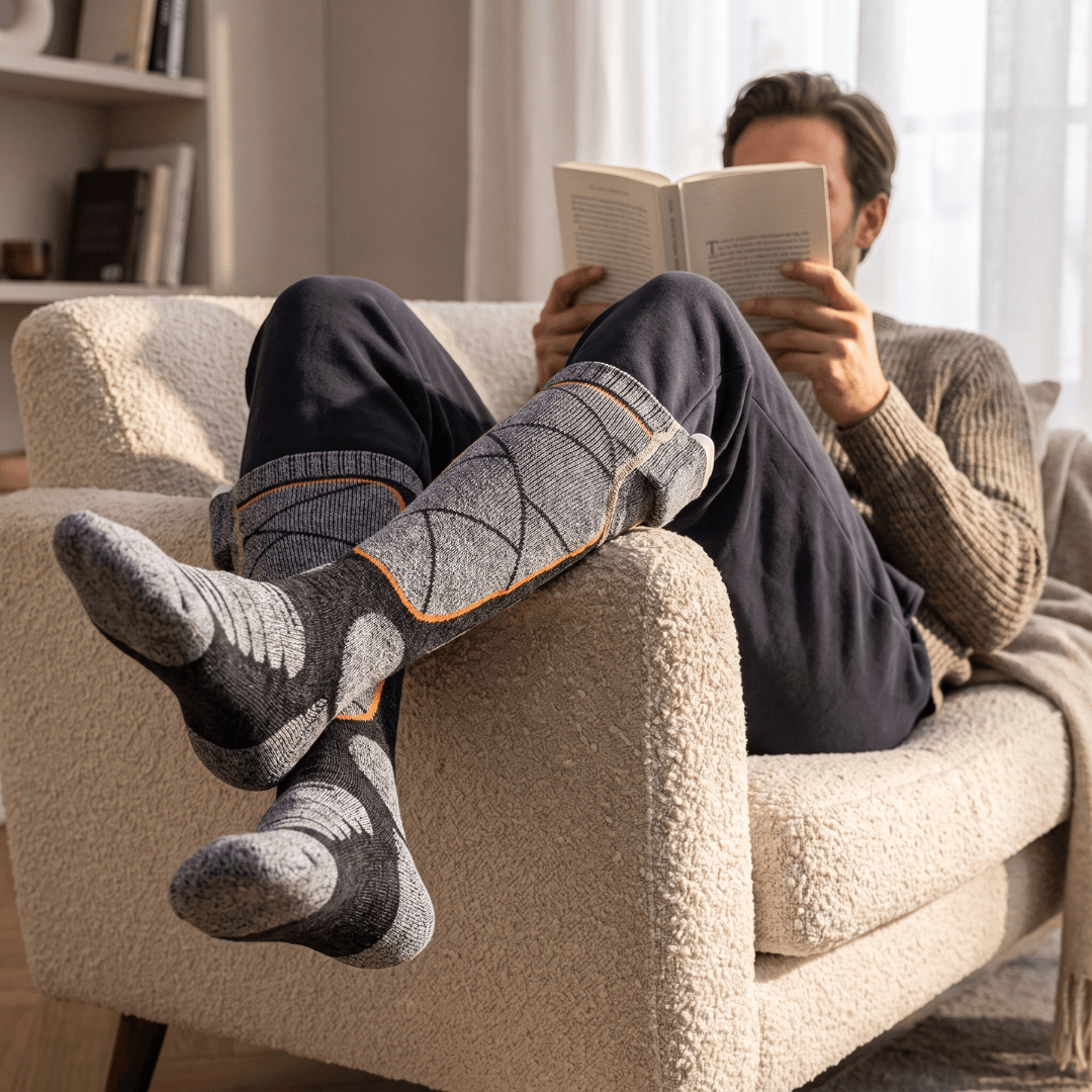 Beheizte Socken aus Baumwolle, 3 Heizstufen – Ansicht 4