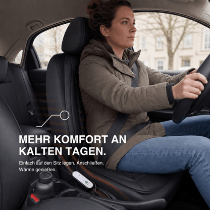 Beheizte Autositzauflage 12 V, warm in 30 Sek. – Ansicht 2