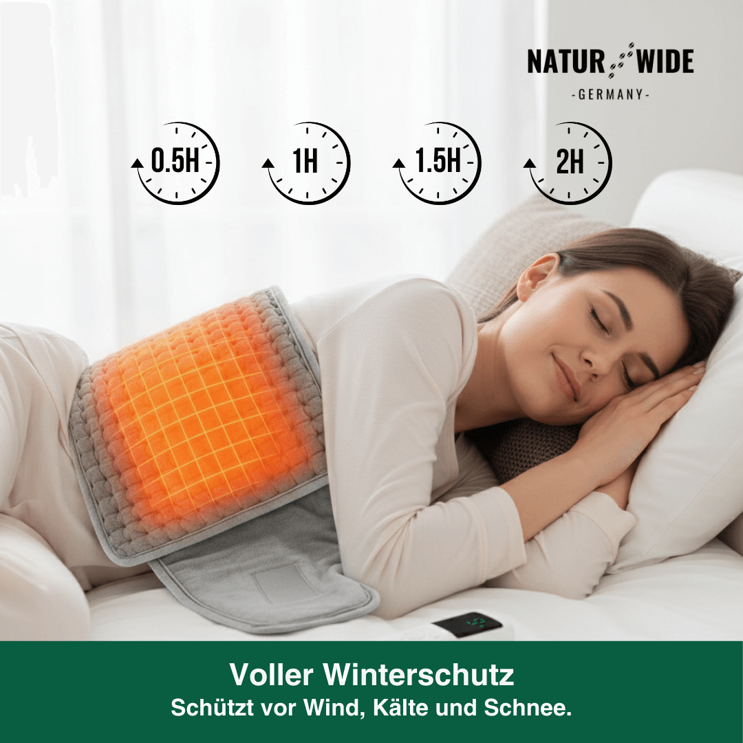Heizgürtel für Rücken & Bauch, 9 Stufen, Timer – Ansicht 3