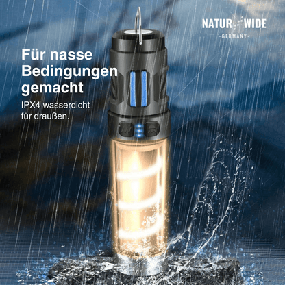 5-in-1-Campinglampe mit Mückenschutz & Stativ – Ansicht 9