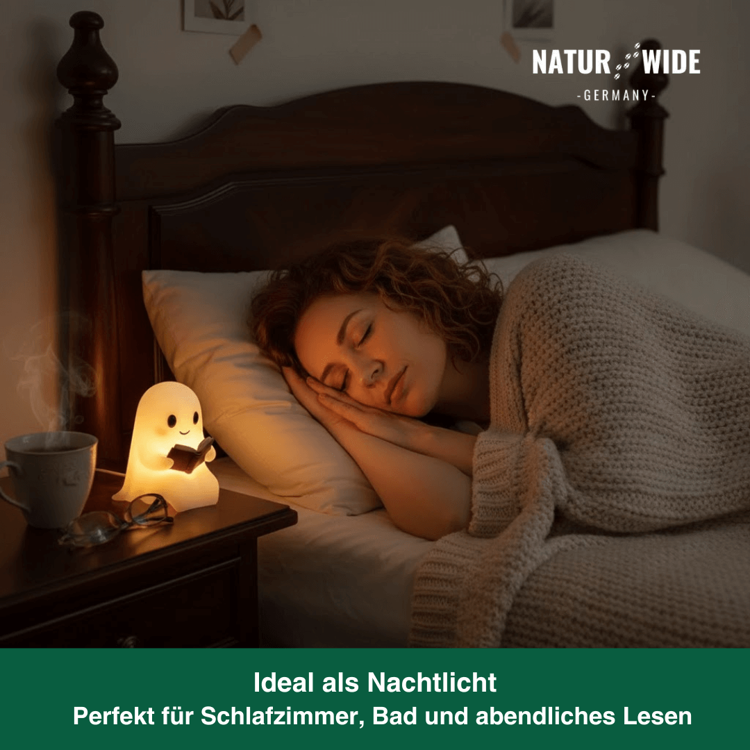 Geist-Leselampe: 3D-LED-Nachtlicht & Deko – Ansicht 8